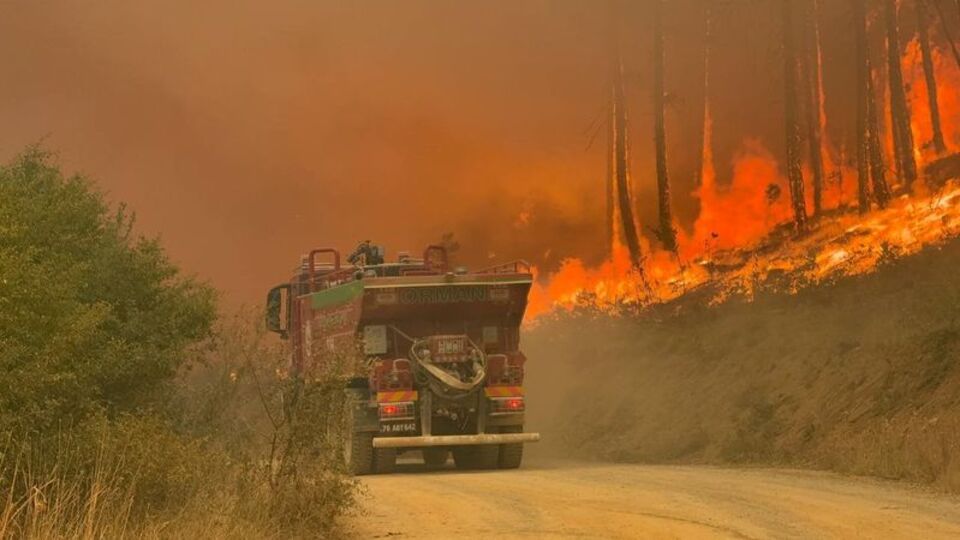 Sivas, Denizli ve Karabük'te yangın