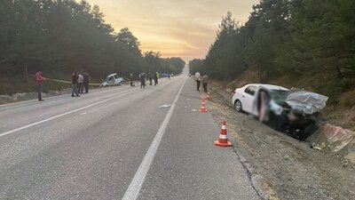 Kastamonu'da feci kaza: 2 ölü, 5 yaralı