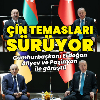 Cumhurbaşkanı Erdoğan'ın Çin temasları sürüyor