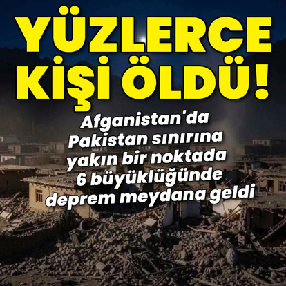 Afganistan'da 6 büyüklüğünde deprem: Can kayıpları var