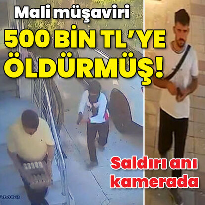 Mali müşaviri 500 bin TL'ye öldürmüş!
