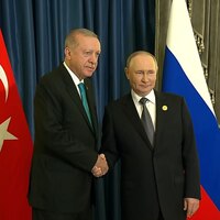 Cumhurbaşkanı Erdoğan Putin ile bir araya geldi