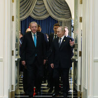 Cumhurbaşkanı Erdoğan Putin ile bir araya geldi