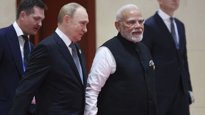 Modi ile Putin bir araya geldi