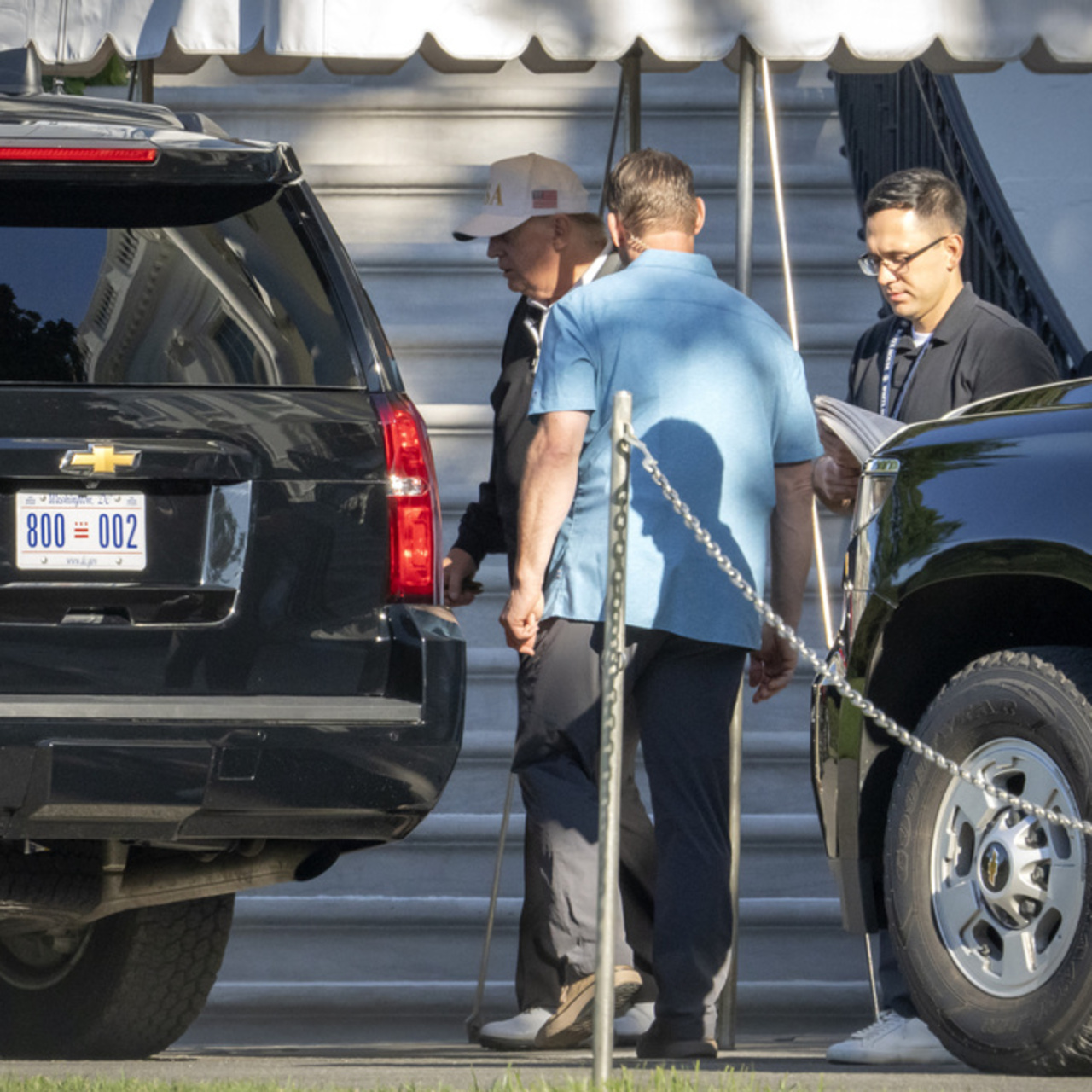 Trump günler sonra ortaya çıktı