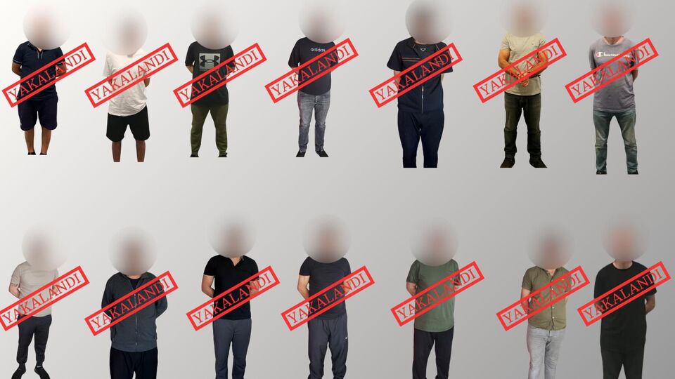 Kırmızı bültenle aranan 12, ulusal düzeyde aranan 2 şüpheli yakalandı