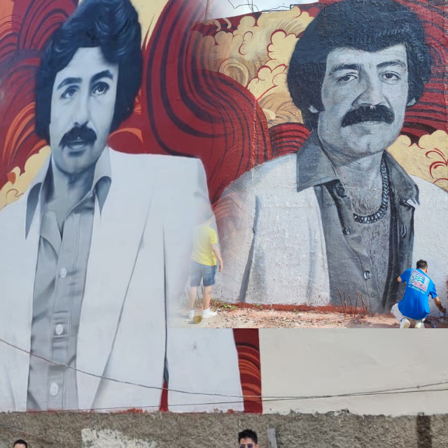 Büyüdükleri mahalleye çizildiler