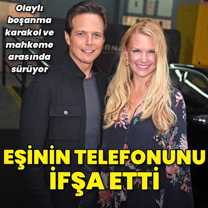 Olaylı boşanma: Telefonunu ifşa etti