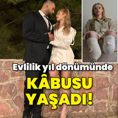 Evlilik yıl dönümünde kâbusu yaşadı!