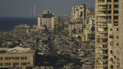 Gazzetelerin ilk sayfaları İsrail'e protesto için karartıldı