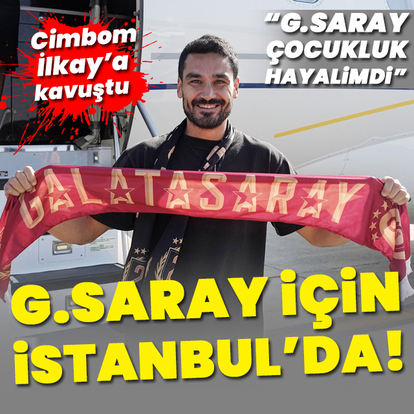 İlkay Gündoğan G.Saray için İstanbul'da!