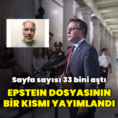 Epstein'a dair dosyalar yayımlandı