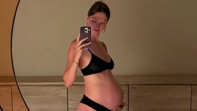 Üçüncü bebeği için gün sayıyor