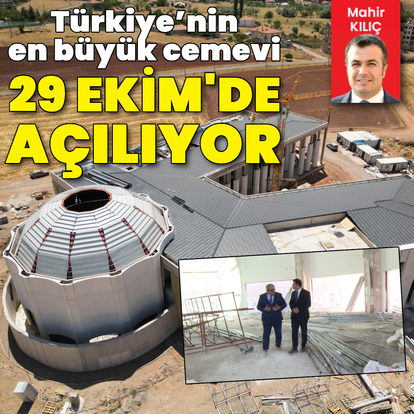 Türkiye’nin en büyük cemevi 29 Ekim'de açılacak