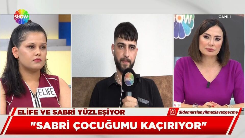 Oğlunu aylar sonra canlı yayında gördü