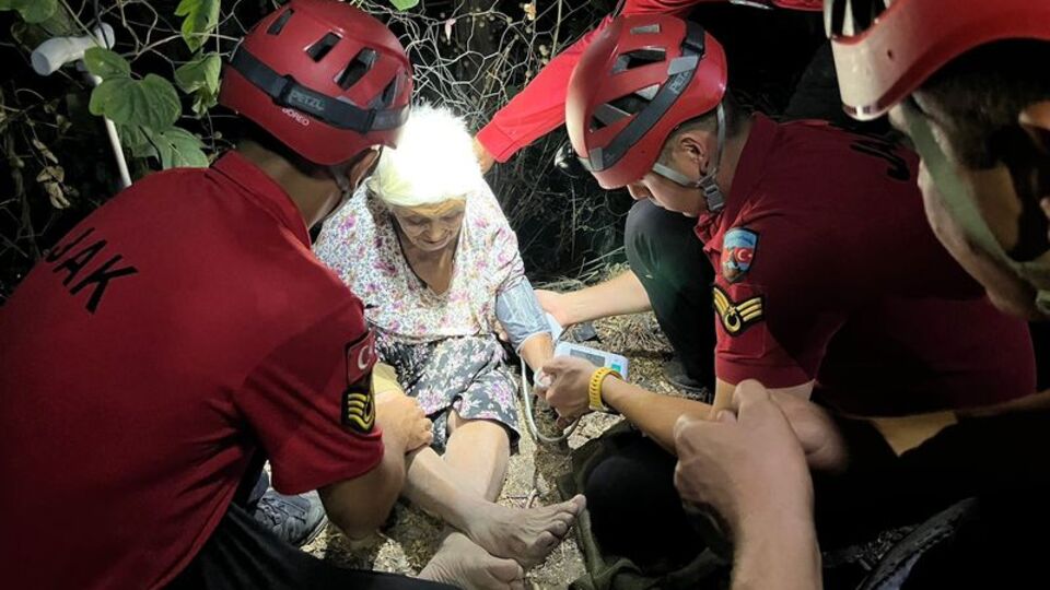Yaşlı kadın beslediği köpek sayesinde bulundu