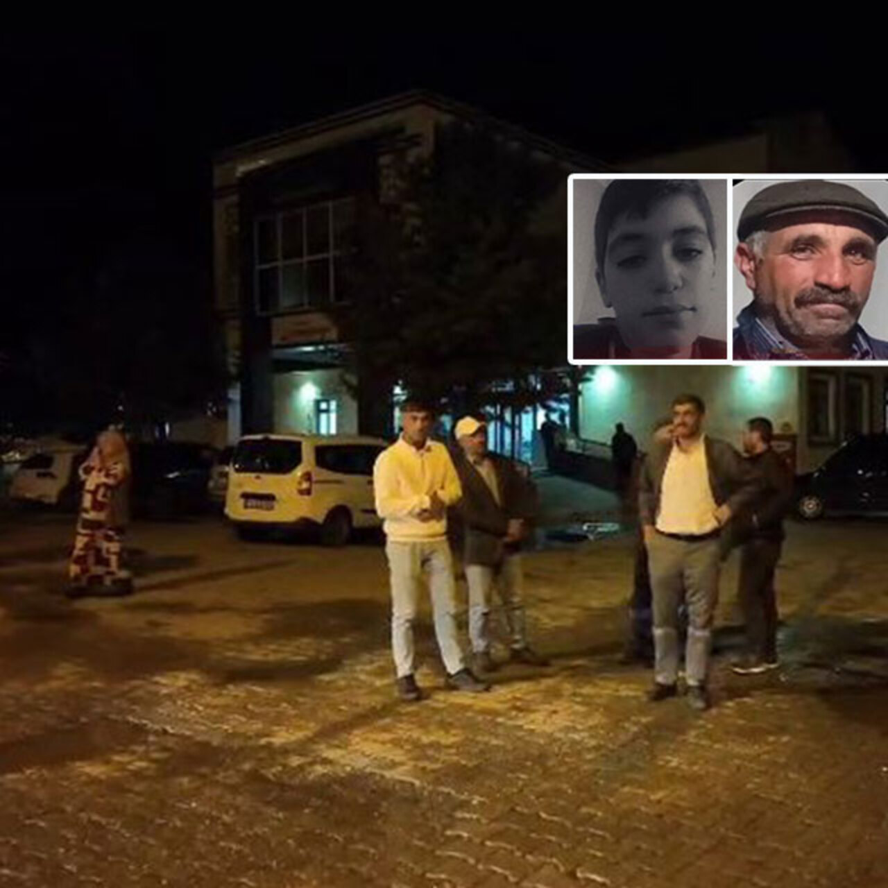 Baba ve oğlunun üzerine yıldırım düştü!