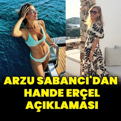 Arzu Sabancı'dan açıklama