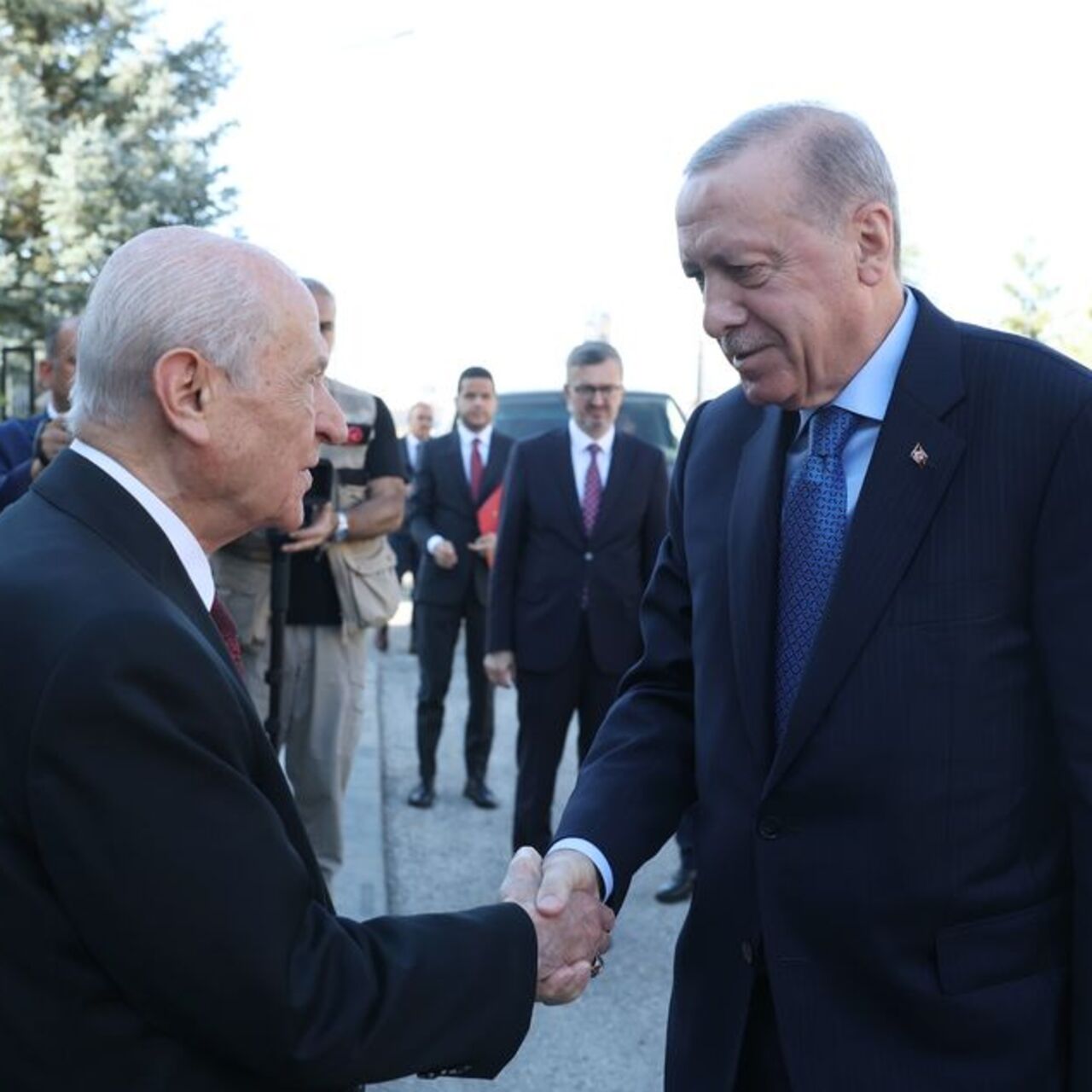 Erdoğan ile Bahçeli görüştü