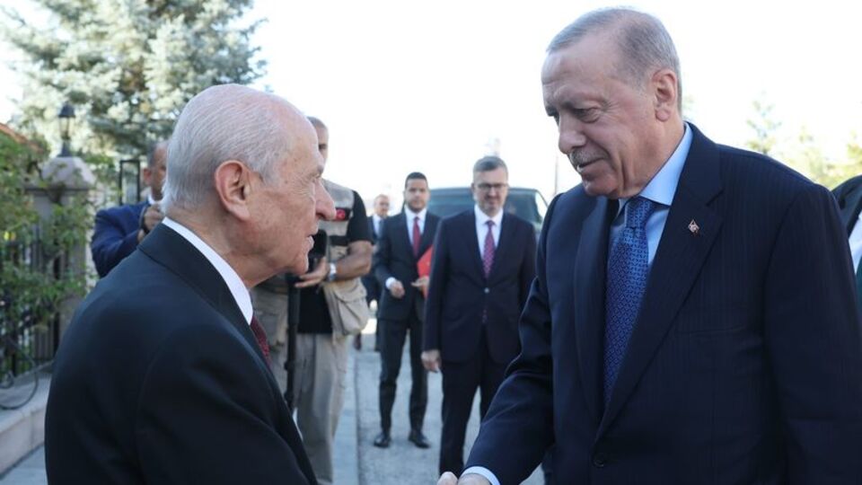 Erdoğan ile Bahçeli görüştü