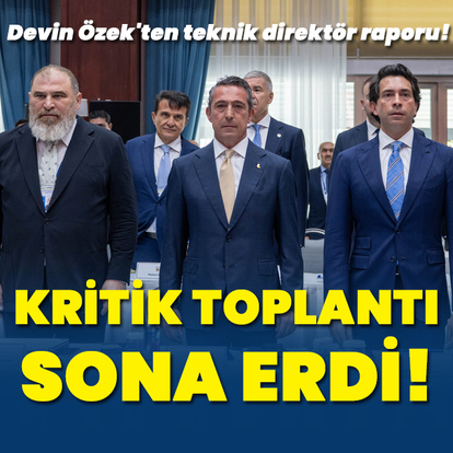 Fenerbahçe'de yönetim toplantısı sona erdi!