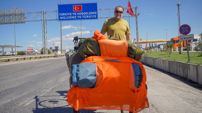 Şubatta başladı! İngiliz gezgin Türkiye'yi yürüyerek aştı