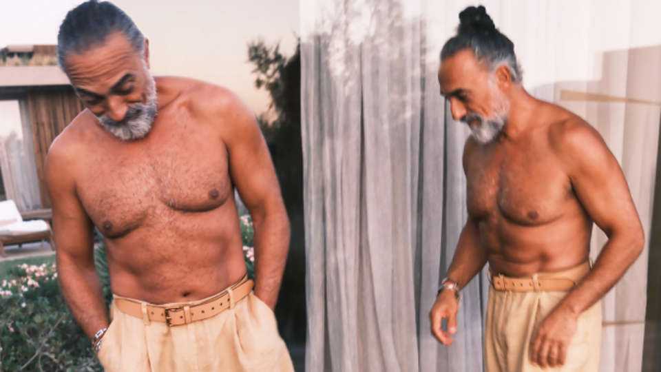 50 yaşında kas şov