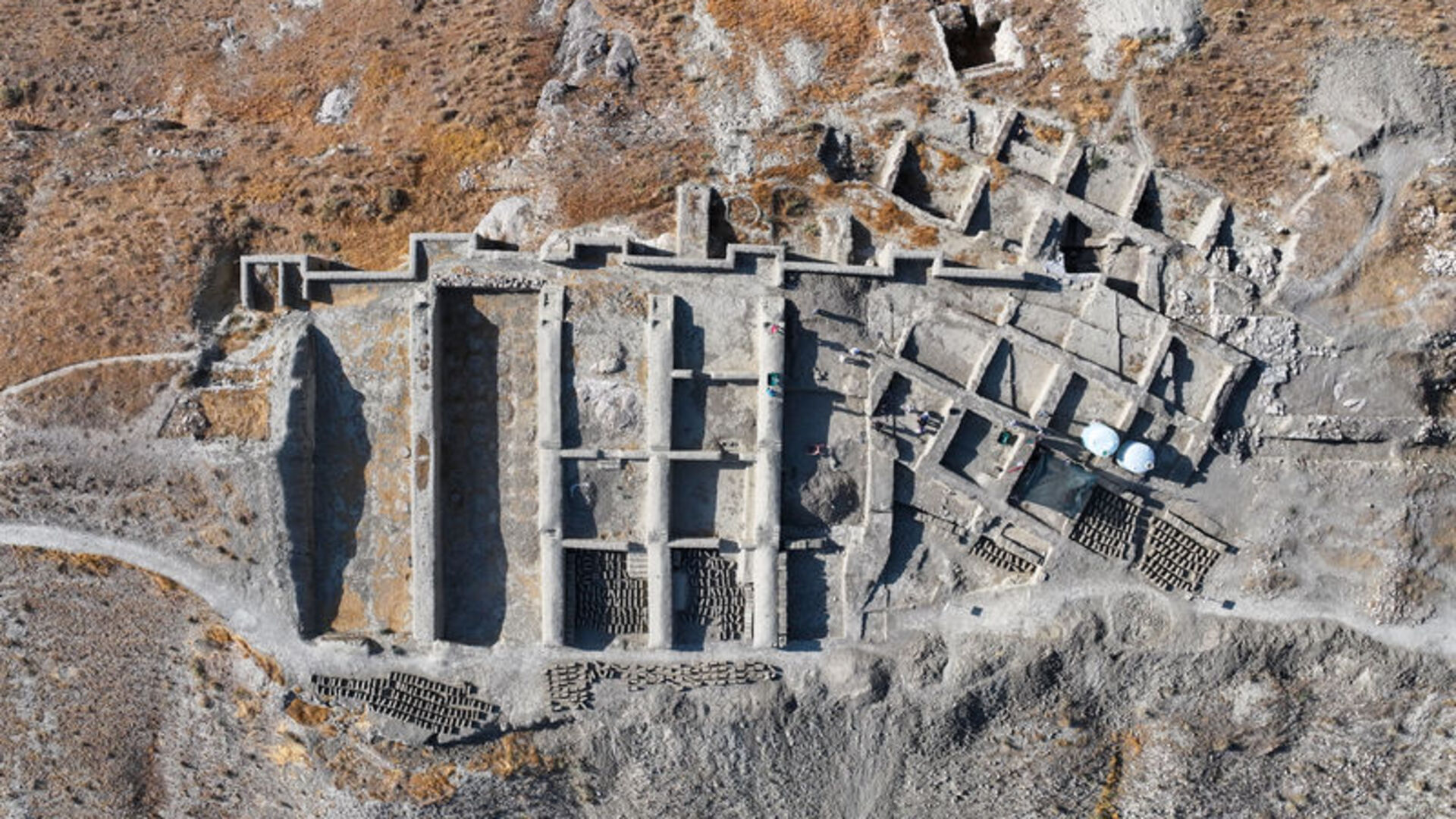 Çavuştepe Kalesi'nde savaşlarda kullanılan sapan taşları bulundu