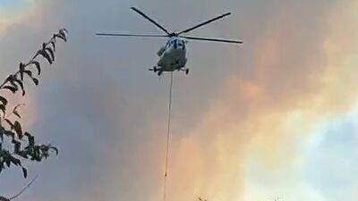 Bursa'da alevler yükseldi