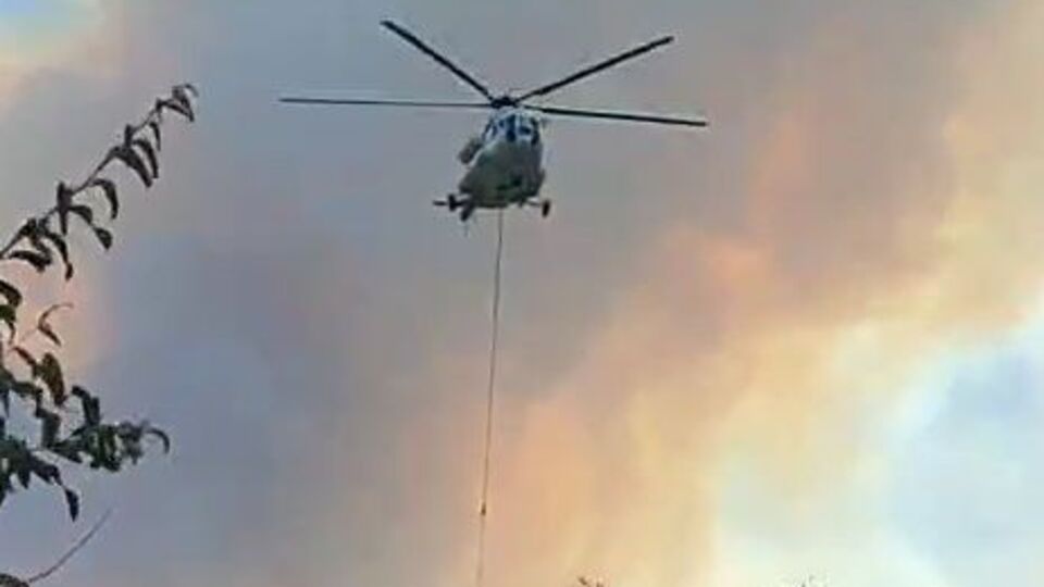 Bursa'da alevler yükseldi