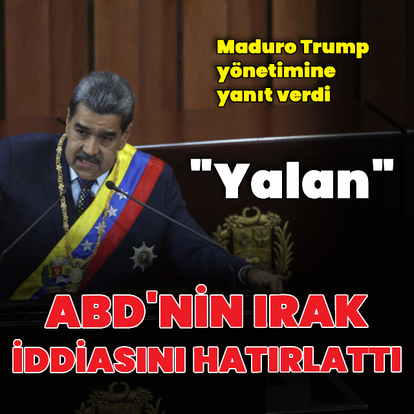 Maduro Irak'ı örnek gösterdi