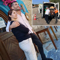 Lastik değiştiren evli çiftin trajik sonu!