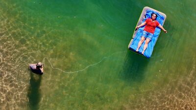 Munzur'da sıra dışı arınma! Suyu dinlediler