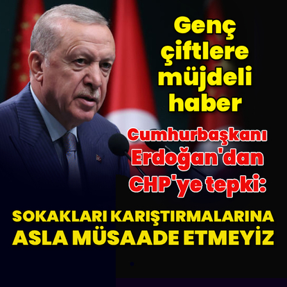 Cumhurbaşkanı Erdoğan'dan açıklamalar