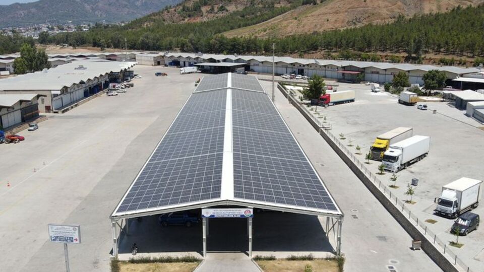 Fethiye'de toptancı hali kendi elektriğini üretecek