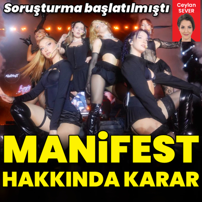 Manifest hakkında karar