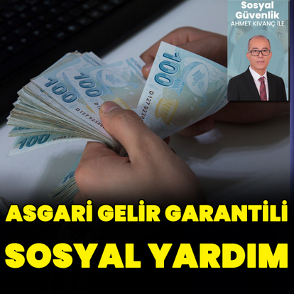 Asgari gelir garantili sosyal yardım