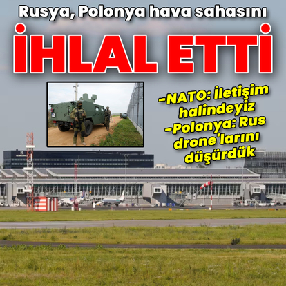 Rus drone'ları Polonya hava sahasına girdi
