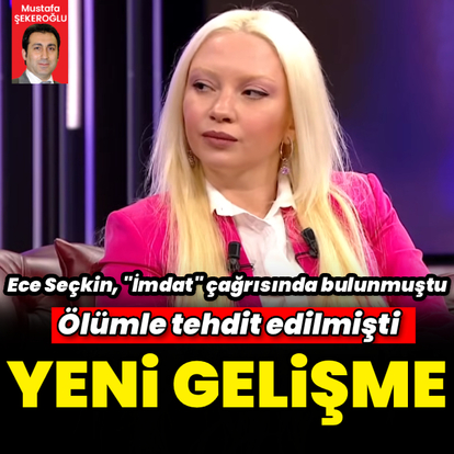 Ece Seçkin'i tehdit eden kişi serbest bırakıldı