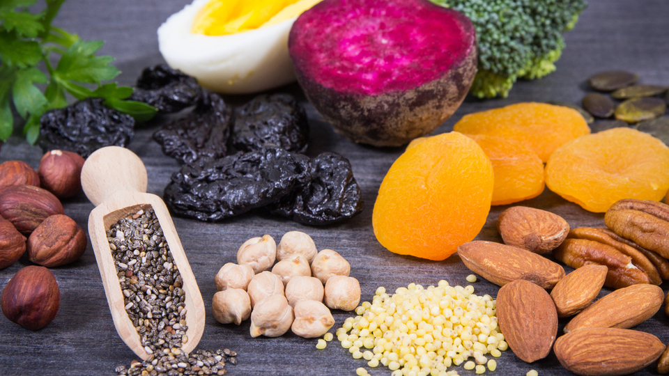 Demir deposu besinler