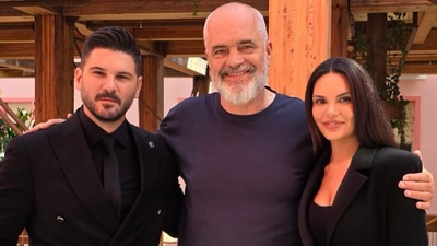 Arnavutluk Başbakanı ile bir araya geldiler