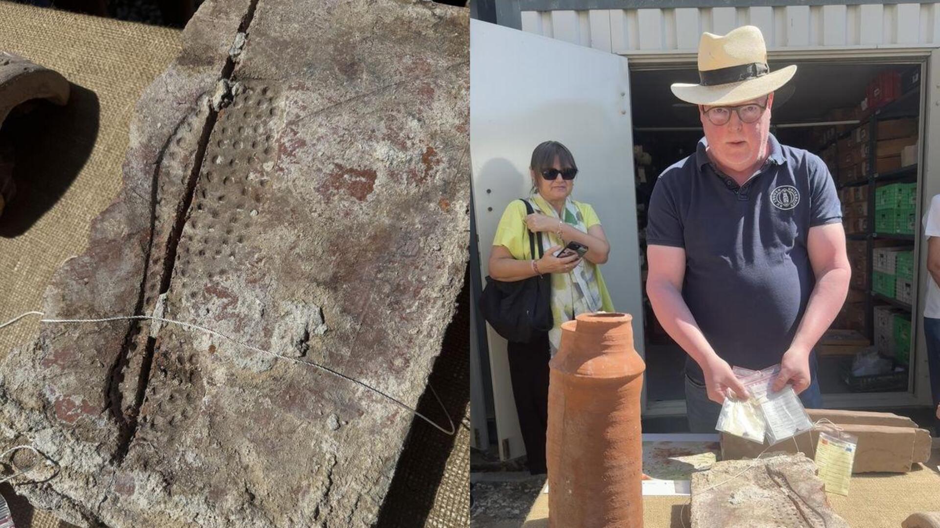 Sagalassos Antik Kenti'nde bulunan 2 bin yıllık kadın ayak izi araştırılıyor