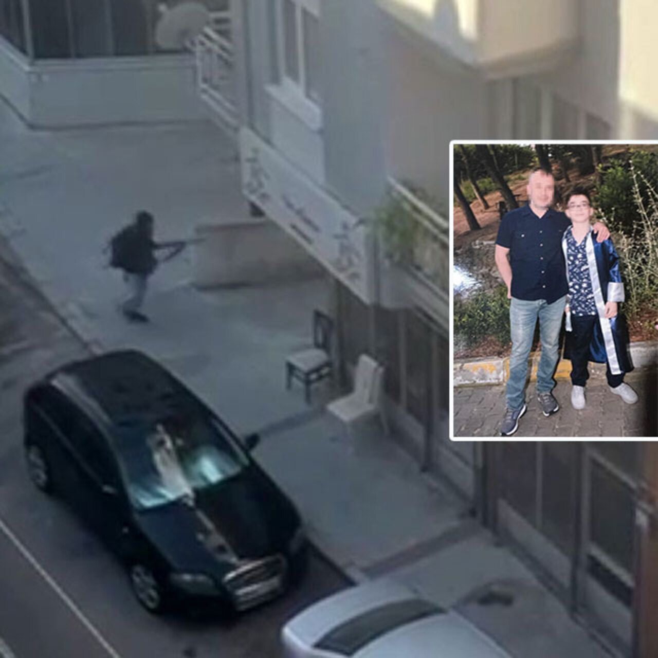 İzmir'de 2 polisi şehit etmişti! Baba ile atış talimi!