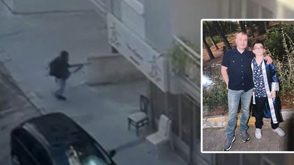 İzmir'de 2 polisi şehit etmişti! Baba ile atış talimi!