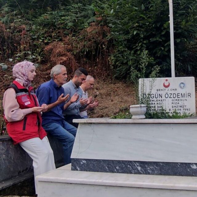 Espiye'de şehitler için anma programı