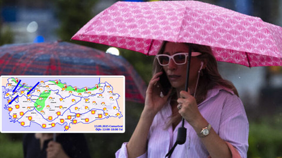 Meteoroloji saat verip uyardı! 3 bölgede kuvvetli rüzgar ve sağanak!