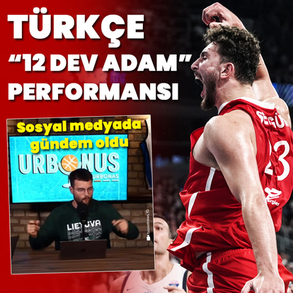 YouTube yayınında Türkçe "12 Dev Adam" performansı