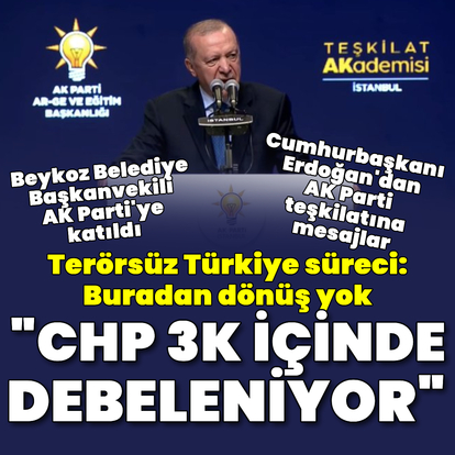 Cumhurbaşkanı Erdoğan'dan Terörsüz Türkiye mesajı