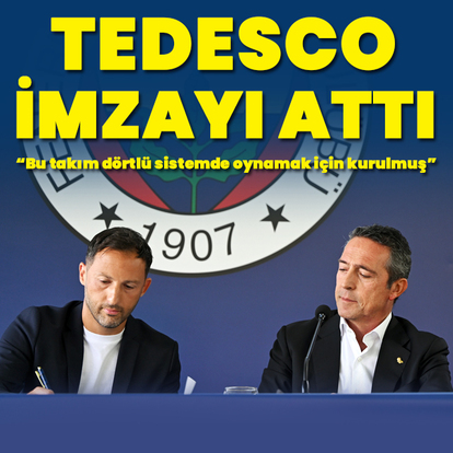 Domenico Tedesco imzayı attı