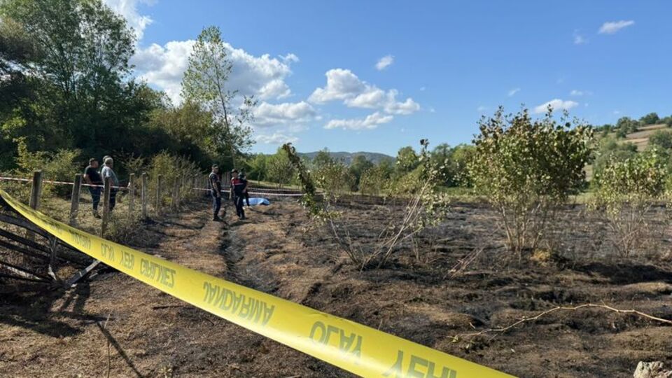 Anız yangınını söndürürken kalp krizi geçirdi